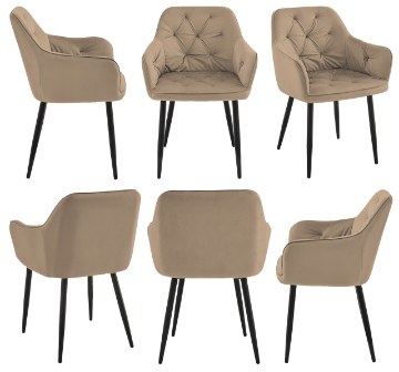 Kontrasto Ko202 Стілець Julia Ob. 3 Vel Taupe Dw, 5.90 90206 - Home Club