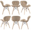 Kontrasto Стілець Zoe 2, колір «тауп», Dw, 6.05.93467 - Home Club, зображення 5