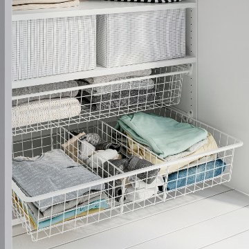 ИКЕА Проволочная корзина с выдвижной направляющей ALTARLIDEN, 396.039.62 - Home Club
