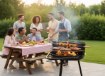 BBQ Meeting Простий Вугільний Гриль На Колесах 58 x 44 x 72 см, BBQ5351 - Home Club, зображення 7