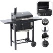 Chomik Вугільний Гриль «Inferno» З Кришкою, Чавунною Решіткою Та Колесами 109 x 46 x 106,5 См, BBQ5214 - Home Club, зображення 2