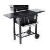 Chomik Вугільний Гриль «Inferno» З Кришкою, Чавунною Решіткою Та Колесами 109 x 46 x 106,5 См, BBQ5214 - Home Club, зображення 5