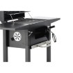 Chomik Вугільний Гриль «Inferno» З Кришкою, Чавунною Решіткою Та Колесами 109 x 46 x 106,5 См, BBQ5214 - Home Club, зображення 6
