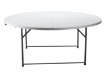 Garden Line Туристичний / Кейтеринговий Складний Стіл, діаметр 180 × 74 см, круглий, білий, ZUM3709 - Home Club, зображення 11