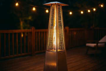 Garden Line Квадратний газовий парасоль з нержавіючої сталі, 227 см, GAZ6363 - Home Club