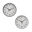 Chomik Настенные Часы Круглые 23 x 23 x 4 См, Белые/Черные, ZEG4634 - Home Club