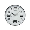 Chomik Настенные Часы Круглые 30,2 x 30,2 x 4,3 См, Белые С Черными Цифрами, ZEG4702 - Home Club