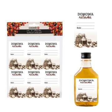 Chomik Kpl.24 Шт. Наклейок Домашняя Настойка, CHOM9780 - Home Club