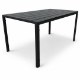 Kontrasto Стіл Allen-St 130x70x74 см чорний/чорний Dw, Meb000063 - Home Club