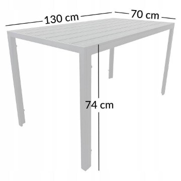 Kontrasto Стіл Allen-St 130x70x74 см чорний/чорний Dw, Meb000063 - Home Club