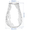 ИКЕА Ваза PÅSKÖTRÄD, 106.105.38 - Home Club, изображение 7