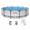 Chomik Басейн На Опорі 366 см × 100 см (Басейн, Фільтрувальний Насос, Драбинка), BES56418 - Home Club
