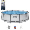 Chomik Басейн На Опорі 366 см × 100 см (Басейн, Фільтрувальний Насос, Драбинка), BES56418 - Home Club, зображення 7