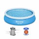 Bestway Розбірний басейн 366 × 76 см (басейн, насос, фільтр), BES57274 - Home Club