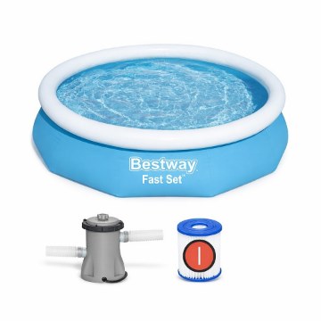 Bestway Разборный бассейн 305 × 66 см (бассейн, фильтр, насос), BES57458 - Home Club