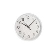 Chomik Настенные Часы Круглые 23 x 23 x 4 См, Белые/Черные, ZEG4634 - Home Club, изображение 5