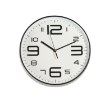 Chomik Настенные Часы Круглые 30,2 x 30,2 x 4,3 См, Белые С Черными Цифрами, ZEG4702 - Home Club, изображение 2