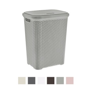 Hobby Life Корзина для белья из ротанга с крышкой, 35 л, HOB081109 - Home Club
