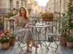 Garden Line Комплект садовой мебели из металла «Susan» — стол + 2 стула, GOM8244 - Home Club, изображение 7
