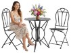 Garden Line Комплект садовой мебели из металла «Susan» — стол + 2 стула, GOM8244 - Home Club, изображение 10