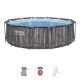 Bestway Бассейн на подставке 3,66 × 1 м (бассейн, фильтрующий насос, лестница), BES5614X - Home Club