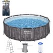 Bestway Бассейн на подставке 3,66 × 1 м (бассейн, фильтрующий насос, лестница), BES5614X - Home Club, изображение 2