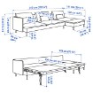 ИКЕА Раскладной диван на 4 человека SÖDERHAMN, 496.164.26 - Home Club, изображение 8