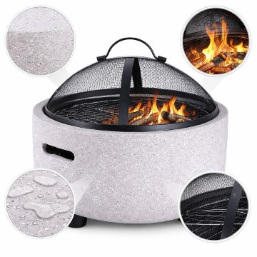 BBQ Meeting Садовое Огнище С Крышкой И Шуршалкой 43 x 43 x 38,5 См, BBQ0124 - Home Club