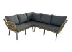 Garden Line Набор Садовой Мебели (Угловой Диван, Стол) - Бразовый, Подушки - Серый, ABI3354 - Home Club, изображение 5