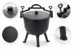Chomik Охотничий котел из чугуна, объем 5 л, размеры 24,5 x 16 см, BBQ3703 - Home Club, изображение 2