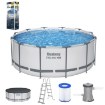 Bestway Наземный бассейн 3,66 × 1,22 м (бассейн, фильтрующий насос, лестница, крышка), BES56420 - Home Club, изображение 7