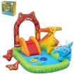 Bestway Надувная игровая площадка / детский бассейн с горкой «Юрский период», 2,41 × 1,4 × 1,37 м, BES53160 - Home Club