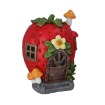 Chomik Садовая Фигурка — Домик «Клубника» 26,5 x 28 x 36,5 См С Подсветкой Led, GOT7546 - Home Club, изображение 2