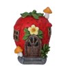 Chomik Садовая Фигурка — Домик «Клубника» 26,5 x 28 x 36,5 См С Подсветкой Led, GOT7546 - Home Club, изображение 3