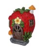 Chomik Садовая Фигурка — Домик «Клубника» 26,5 x 28 x 36,5 См С Подсветкой Led, GOT7546 - Home Club, изображение 4