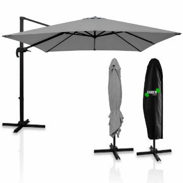 Garden Line Садовый Зонт «Mini Roma» 2,5 x 2,5 М Серый С Чехлом, GAO5378 - Home Club