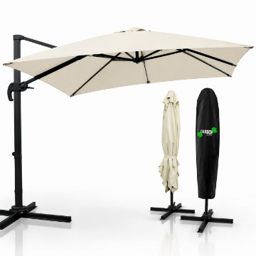 Garden Line Садовый Зонт «Mini Roma» 2,5 x 2,5 М Бежевый С Чехлом, GAO5385 - Home Club