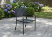 Garden Line Садове Крісло Чорне 54x55x86см, ANH6128 - Home Club, зображення 8