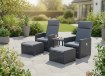 Garden Line Набор Садовой Мебели - Антрацит (2 Разкладывающихся Кресла, Стол, 2 Подножки), ZUM6430 - Home Club, изображение 9
