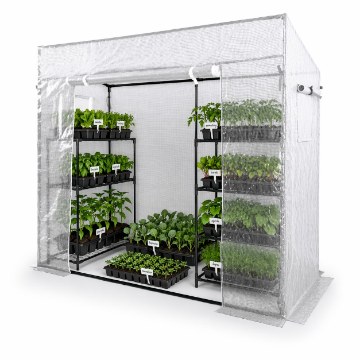Garden Line Теплиця Для Помідорів Біла 200 x 77 x 168/146 см, TUN0766 - Home Club
