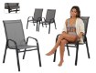 Garden Line 2 Сидіння Для Садових Стільців Сірих 54 x 70 x 92 См, TIH1632 - Home Club