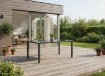 Garden Line Алюмінієвий Садовий Стіл З Скляним Стільником 150 x 90 x 71 См Сірий, RIT9514 - Home Club, зображення 5