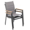 Chomik Алюмінієве Садове Крісло Polywood 64 x 55 x 91 См Темно-Сірий, RIT6266 - Home Club, зображення 5