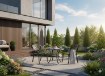 Garden Line Алюмінієвий стілець «Mondrich», антична бронза, 65 × 64 × 92 см, ATO4058 - Home Club, зображення 9