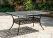 Garden Line Алюмінієвий стіл «Hastings», антична бронза, 150 × 90 × 73 см, ATO4089 - Home Club, зображення 7