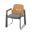 Garden Line Алюмінієвий стілець «Thompson», сірий, 62 × 56 × 89 см, ATO4119 - Home Club, зображення 3