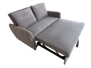 Kontrasto S106 Диван Lotus Vel, коричневий, двомісний, 5.90 92569 - Home Club