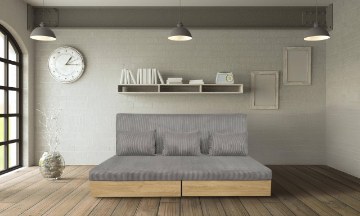 Kontrasto S108 Диван Daisy Штраус Сірий Dw, 5.90 92620 - Home Club