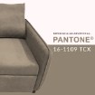 Kontrasto S106 Диван Lotus Vel, колір Taupe, подвійний, 5.90 92576 - Home Club, зображення 6