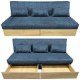 Kontrasto S108 Диван Daisy, темно-синий, двухместный, 5.90 92637 - Home Club